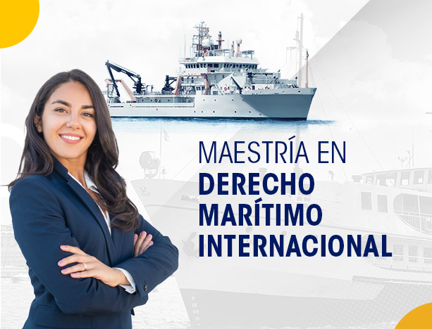 Maestría en Derecho marítimo internacional banner