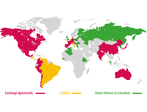 mapa convenios bilaterales